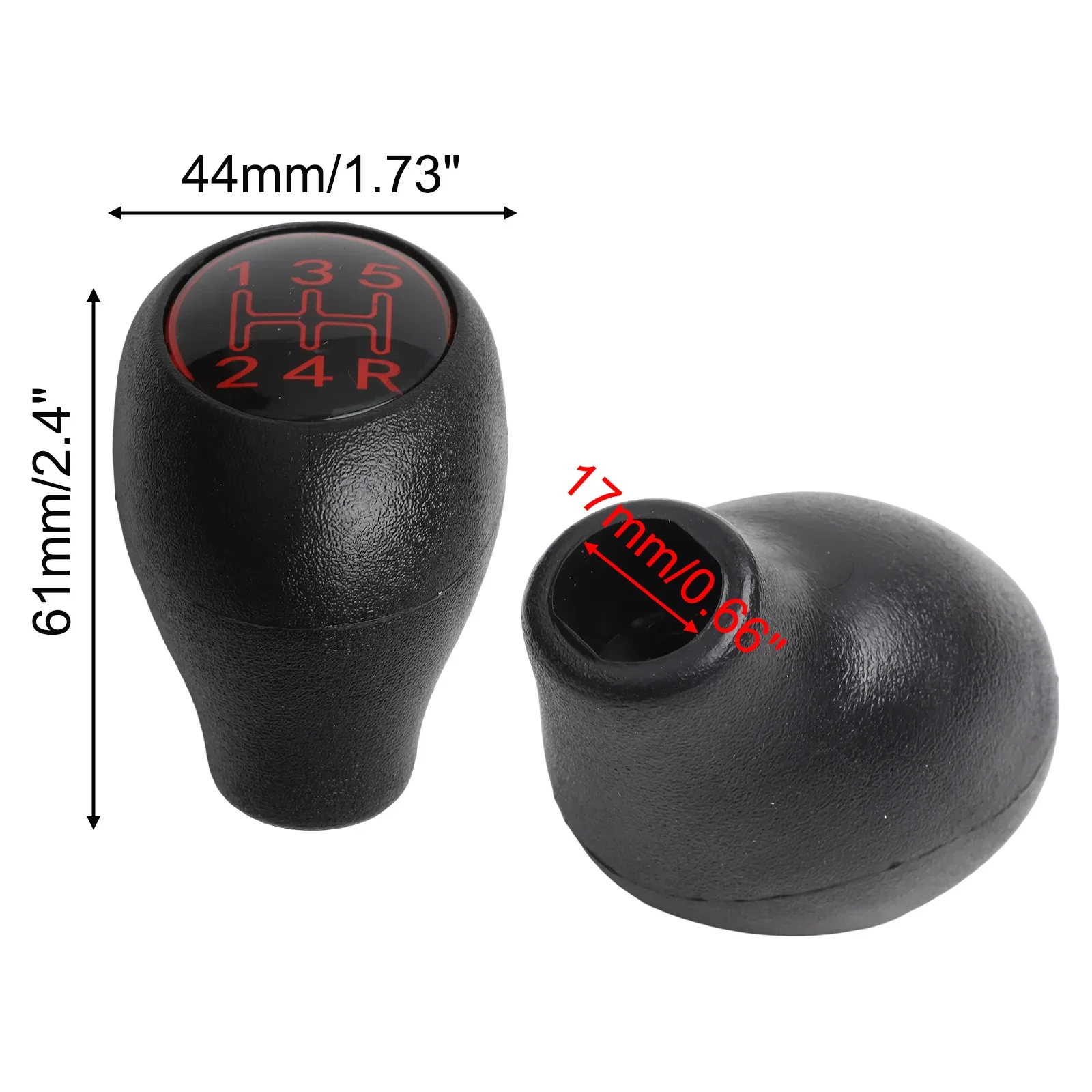 Plastic 5 Speed Manual Gear Shift Knob For 504 505 309 For 205 GTI CTI TD 1.6 1.9 Number 240367 Replacement Car Accessories