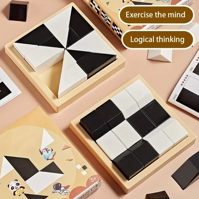 120 Level Hidden Block Puzzle 6 Years ABS Material Interesting Enhances Logic and Spatial Reasoning Suitable for 6Year Olds 4