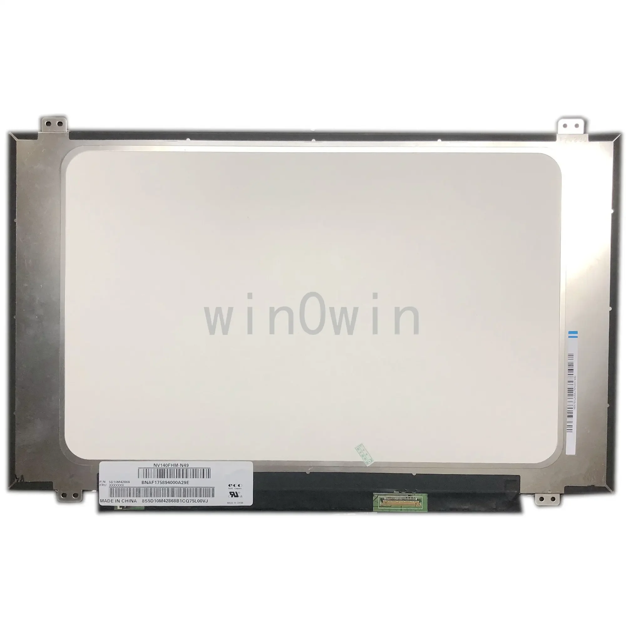Schermo LCD 14″ IPS FHD 1920x1080 Per Laptop – Compatibile Con NV140FHM-N4A, B140HAN02.1, 30 Pin, LED