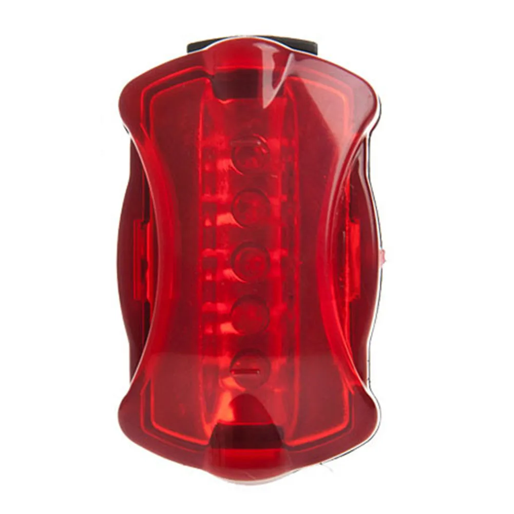 

Bicycle Tail Light Waterproof 5 LED Lamp Beads 7 Modes Black Cycling Accessories For MTB Road ​Bike Rear Light