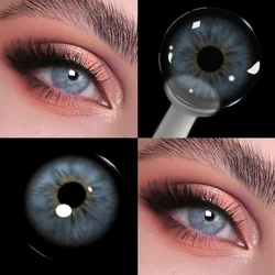 Lalens Cleopatra Brown Myopia Colored Contact Lenses (Cleopatra Blue)