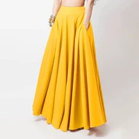Korean version of the new half-skirt elastic waist plus-size women's long skirt high waist show thin skirt with a wide range - Image 4