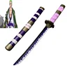 24inch Cosplay Roronoa Zoro Anime Yama Demon Bamboo Katana Sword Role Play Enma 60cm Weapon Model 5