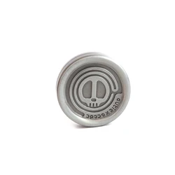 Magnetic Haptic Metal Fidget Toy - Sensory Hand Spinner (Silver)