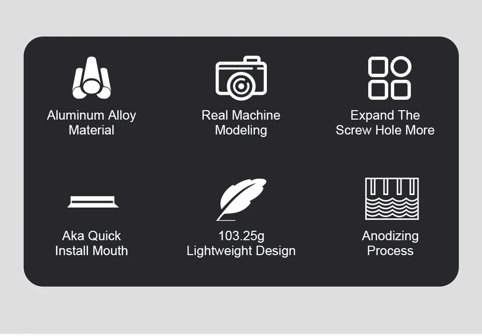 Description Picture 3 of itemYANZUO Aluminum Alloy Base Photographic Equipment Accessories For X2d Camera Cages Quick Release L Plate Bracket