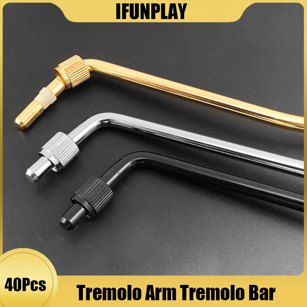 40pcs Guitar Trem Bar Whammy Bar Tremolo Arm For Electric Guitar Double