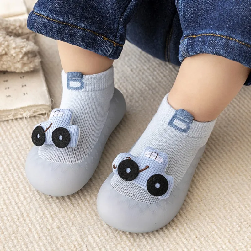 Spring and Summer Baby Walking Shoes Non Slip Wear-resistant Cartoon Socks Shoes for Boys and Girls