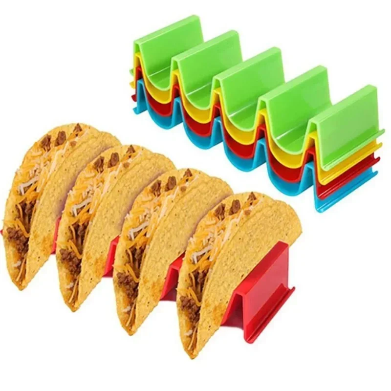 Creative Shape Taco Racks Holder Tortilla Rack Tray Pancake Holder Roll Wave Pancake Cake Rack Cake Cafes Shelf Mexican For Taco
