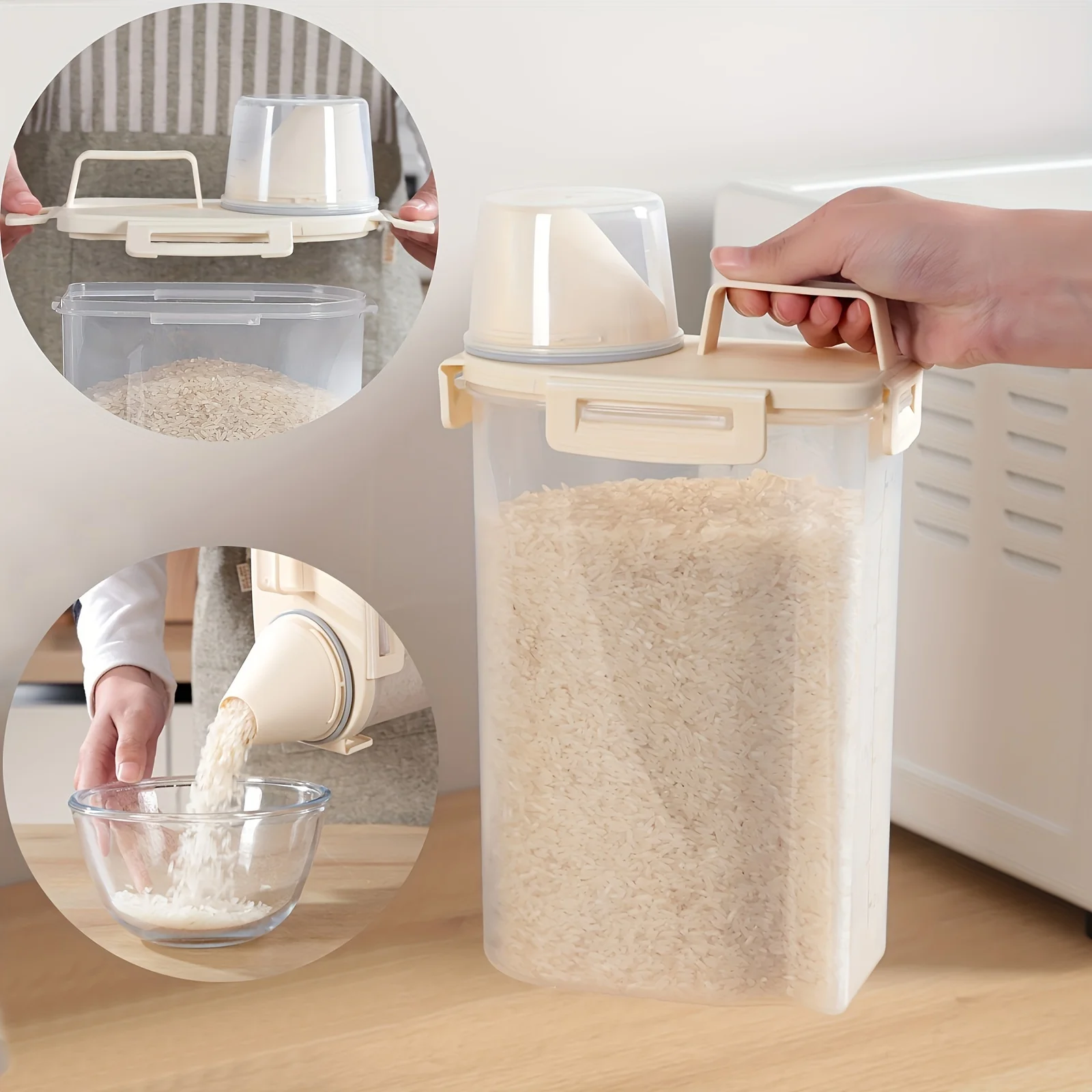 Pet Food Storage Box - Airtight & Leak-Proof Container with Lid