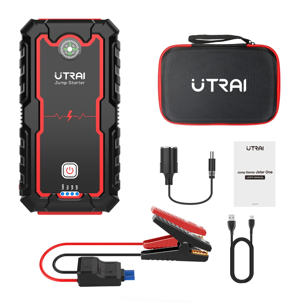 UTRAI Power Bank 2000A Jump Starter Portable Charger Car Booster 12V Auto Starting Device Emergency Car Battery Starter