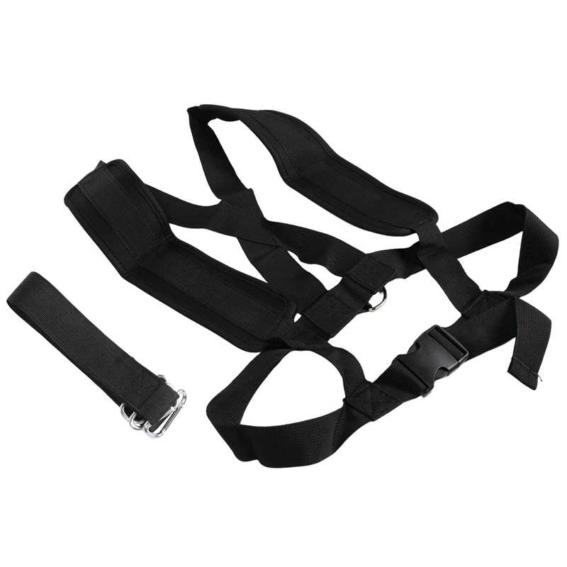 

Fitness Anti-Resistance Sled Harness Wire Harness Pull Strap Strap Strength Strength Training Resistance Rope - Adjustable Padde