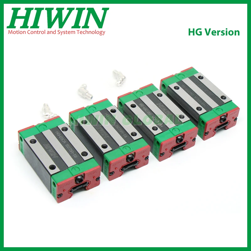 HIWIN HGH15CA HGH20CA HGH25CA HGH30CA Linear Guide Slide Block HGW15CC HGW20CC HGW25CC HGW30CC for Linear Guide Rail CNC New