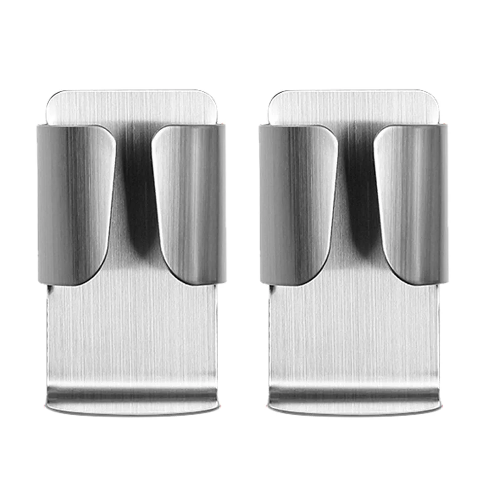

2 Pcs Electric Toothbrush Holder Non-punching Rack Stand Bathroom Holders Wall Mounted Shelf