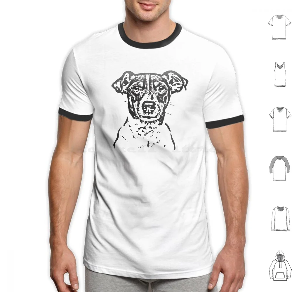Jack Russell Terrier T Shirt 6Xl Cotton Cool Tee Jack Russell Terrier Jack Russell Terrier Cane Pet Animal Doge Doggo Cute