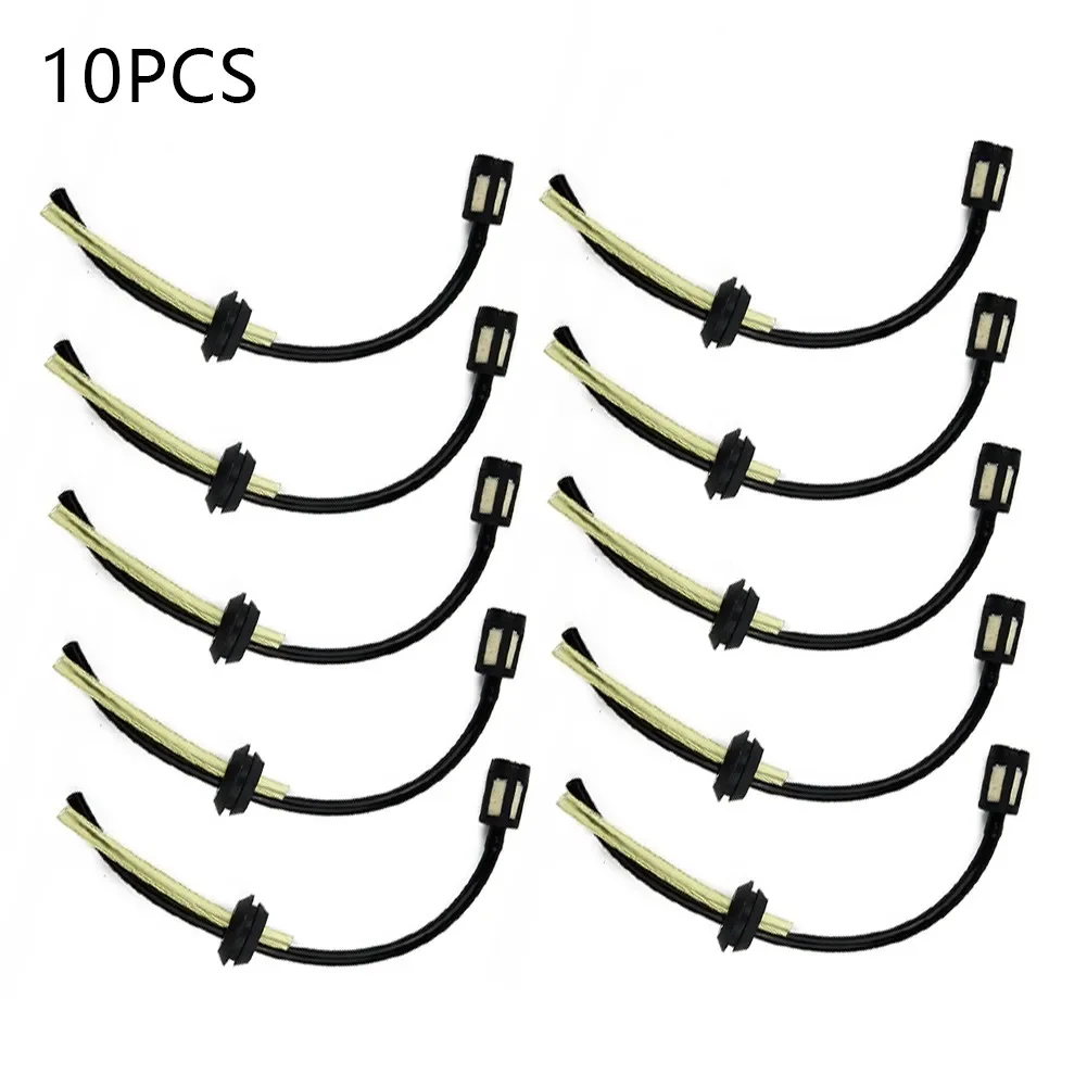 10pcs Universal Grass Trimmer Fuel Line Filter Kit For Brush Cutter Strimmer Lawn Mower Primers Fuel Hose Garden Tool Parts