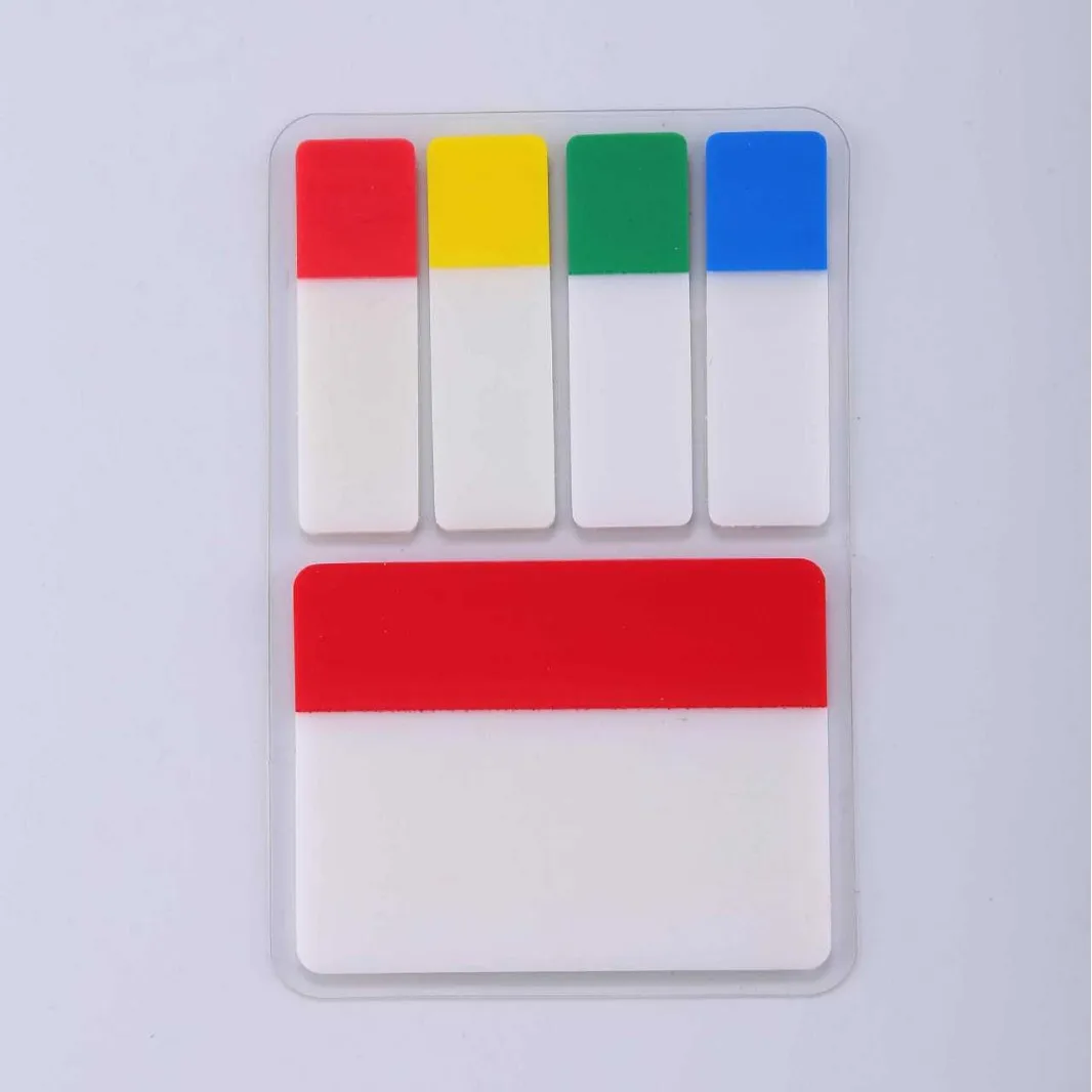 100/120Sheets Colorful Transparent Fluorescent Index Tabs Sticky Note Page Marker Planner Stickers Classification Writing Office 5