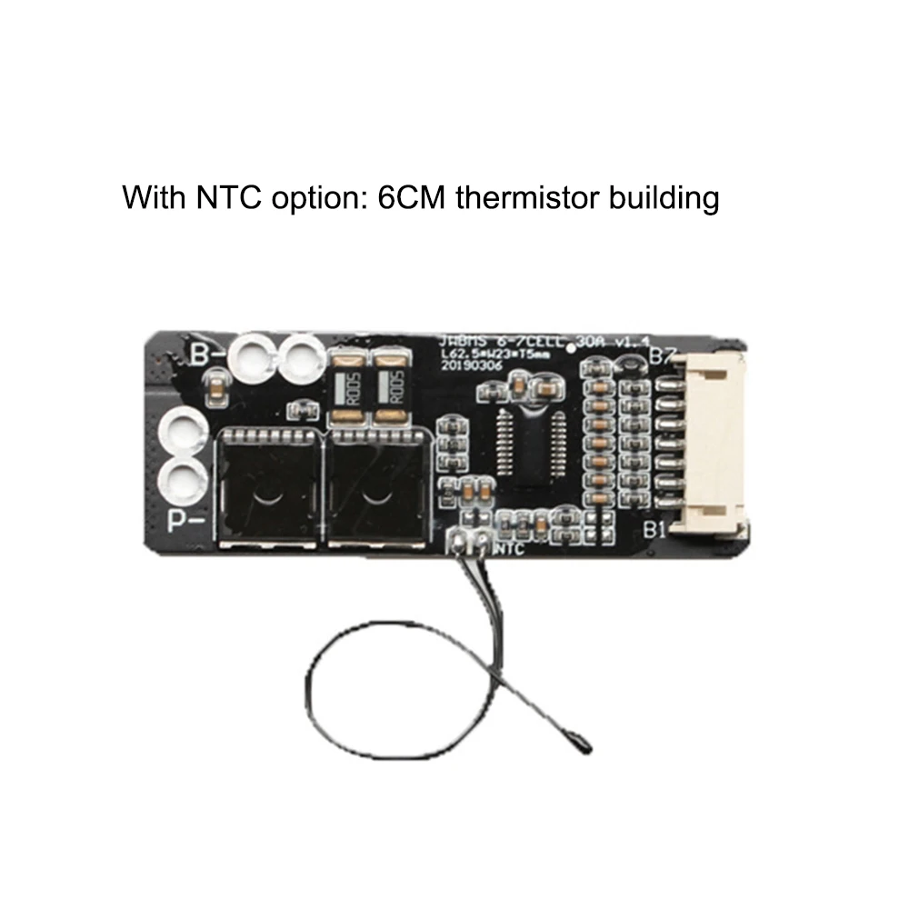 

6S 7S Ternary Lithium Battery Protection Board 30A 50A 6S 22.2/25.2V 7S 25.9/29.4V BMS Board with NTC for model air cleaner
