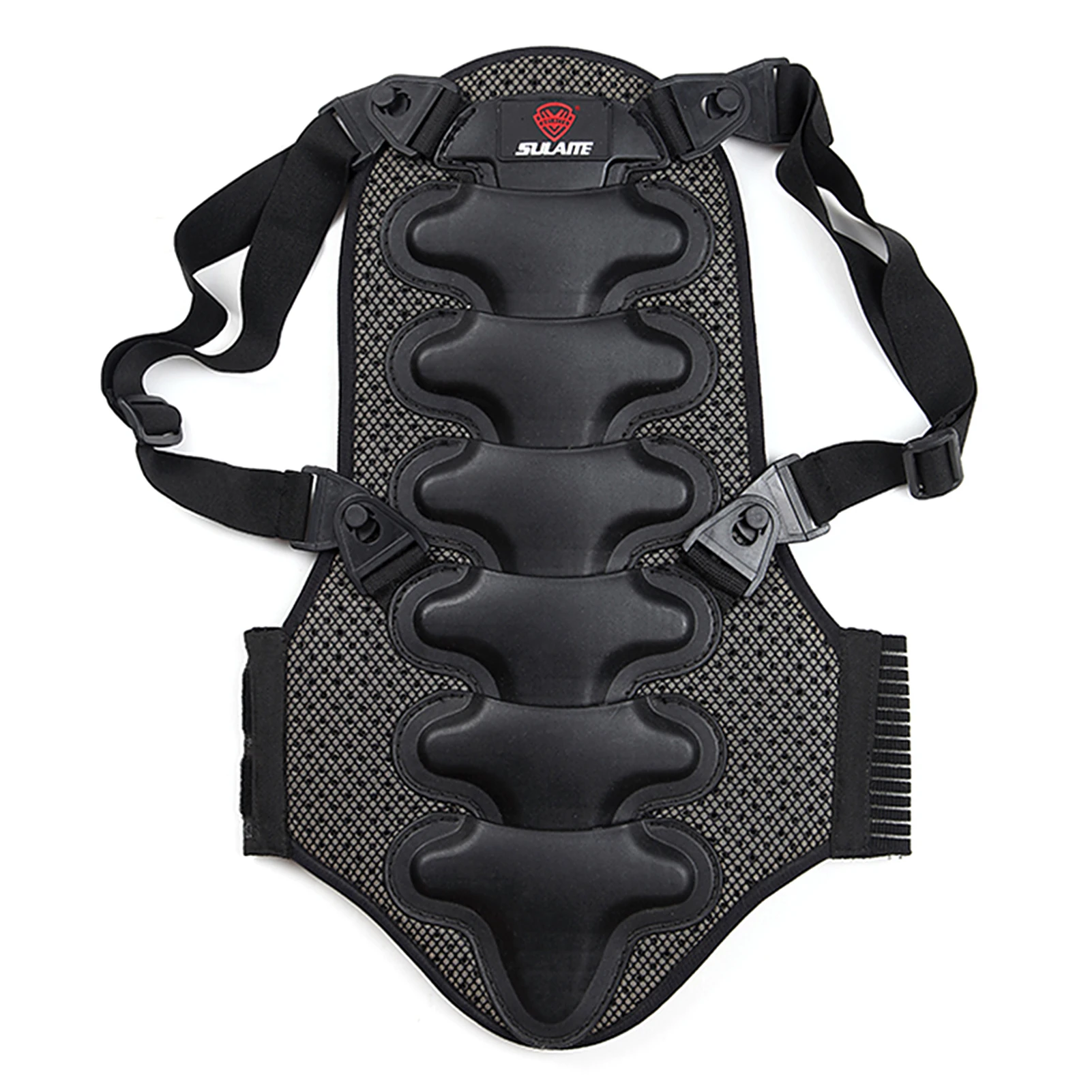 Motorcycle Back Protector Detachable Thick EVA Protection Back Pad Cushion Motorcycling Mountain Biking Skating Skiing