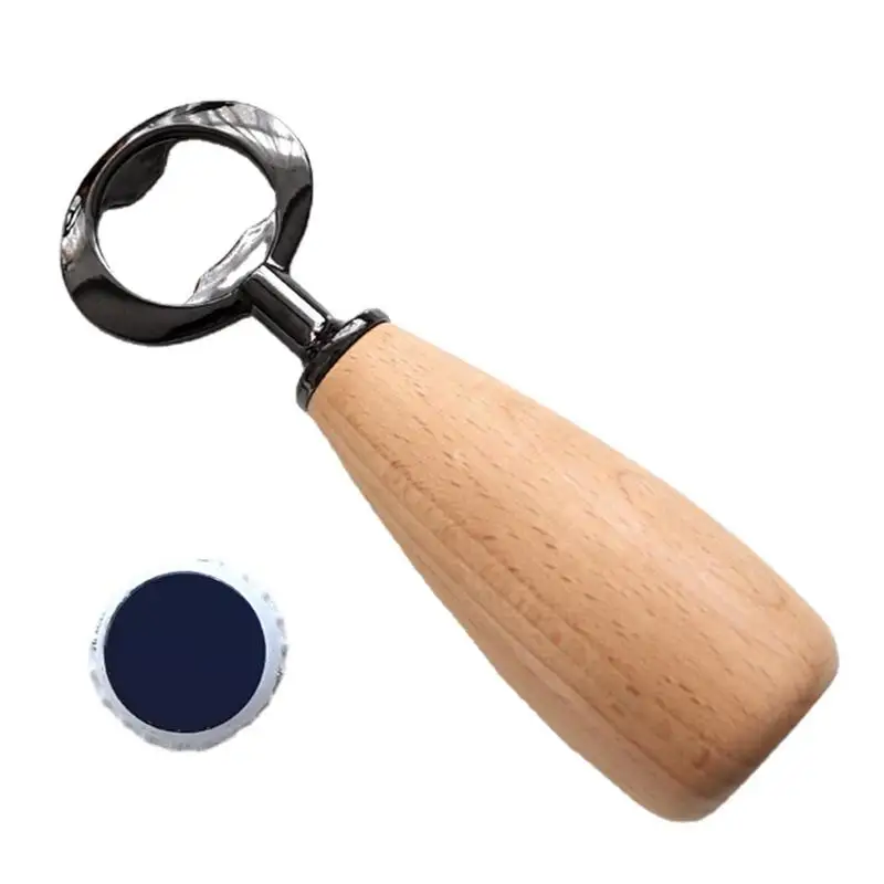 

Wooden Bottle Opener Beer Can Opener Household Kitchen Bar Tool For Home Handle Handheld Wine Soda Glass Caps Gadgets