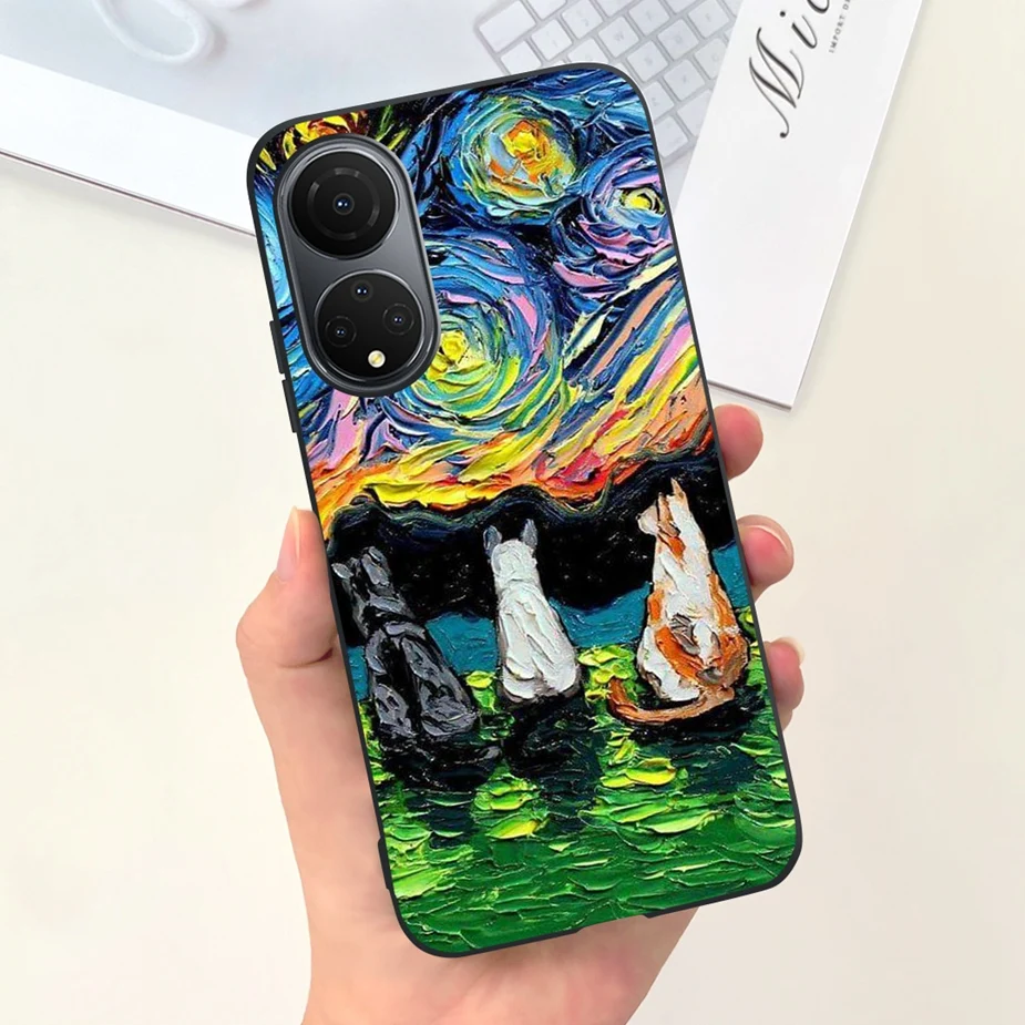 Cute Astronauts Cartoon Soft TPU Phone Case Cover