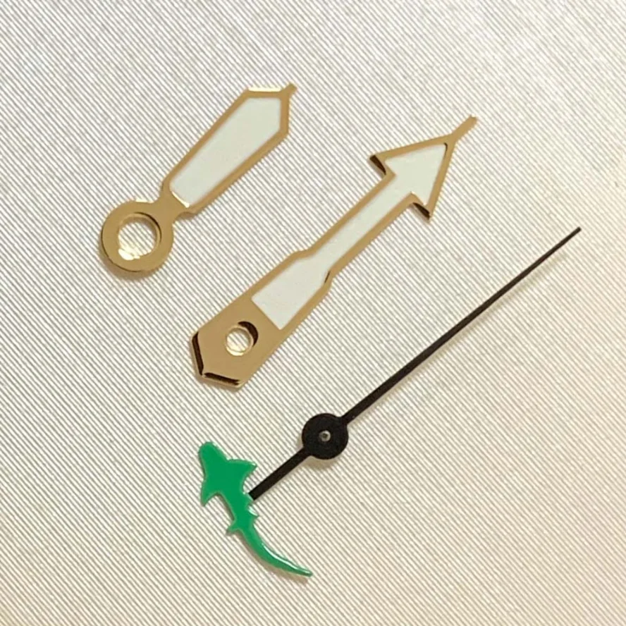 

Watch Accessories Hands Gold Edge White Hands Fish Seconds Turtle Seconds Suitable for NH35/NH36/4R/7S Movement