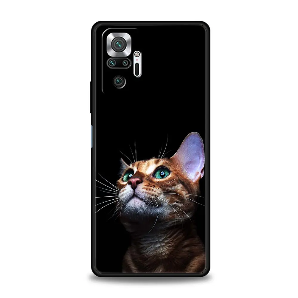 Cute Cartoon Cats Silicone Soft Phone Case - Durable Protective Bumper Cover