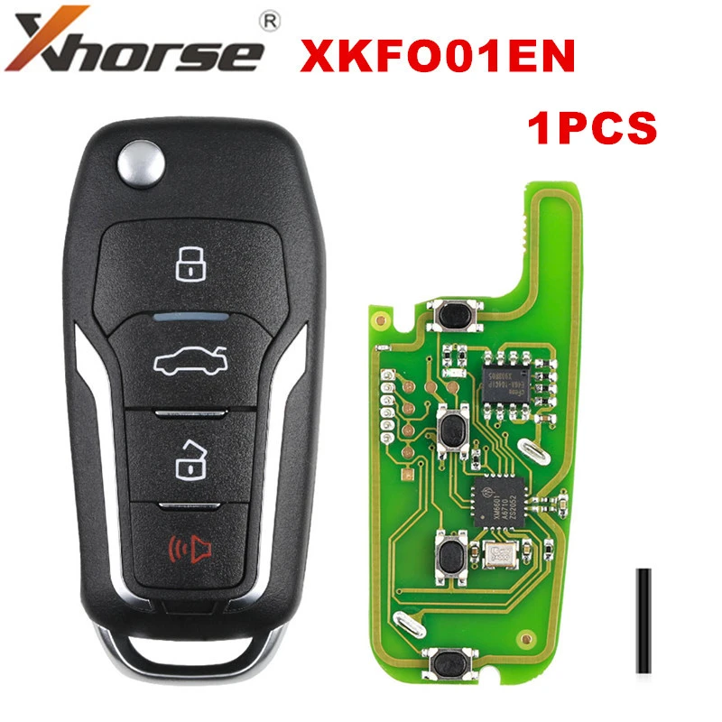 1pcs Lot Xhorse Xkfo01en Wire Remote Key For Ford Condor Flip 4 Buttons Unmovable Key King English Version 5pcs Lot Key Programming Tool Aliexpress