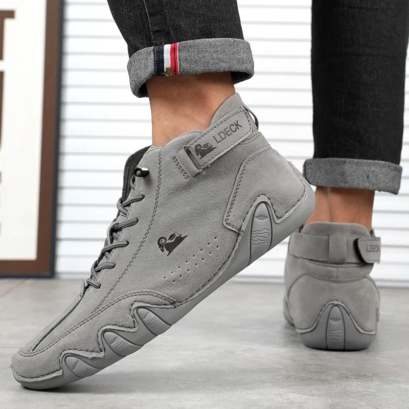 Men's Retro Trendy Design Sneakers Are Lightweight Comfortable Breathable Suitable Outdoor Walking Casual Training Flat Shoes 6