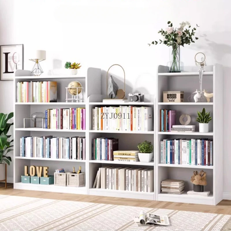 *Stand Library Bookcases Cabinets Modern Storage Children Bookcases Stackable Display Estante De Livros Minimalist Furniture