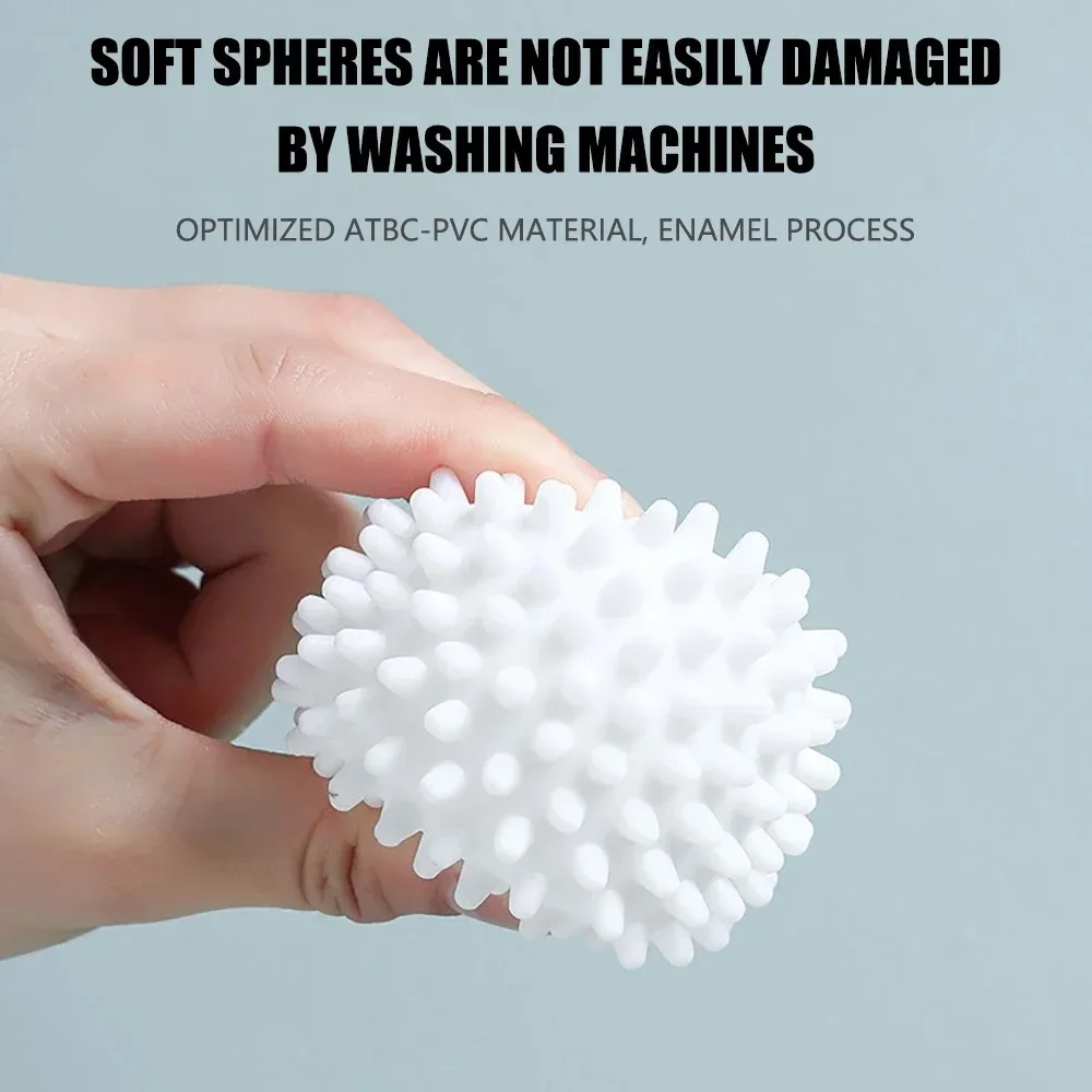 Laundry Ball Dryer Balls Reusable PVC Solid Home Cleaning Washing Machine Accessories Clothes Softener
