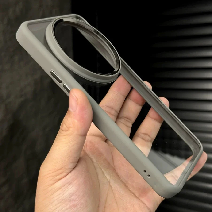 Metal Camera Acrylic Hard Defender Case For Xiaomi 15 14 Ultra Pro 15Ultra Mi15 14Ultra Mi14 15Pro Transparent Matte Armor Cover