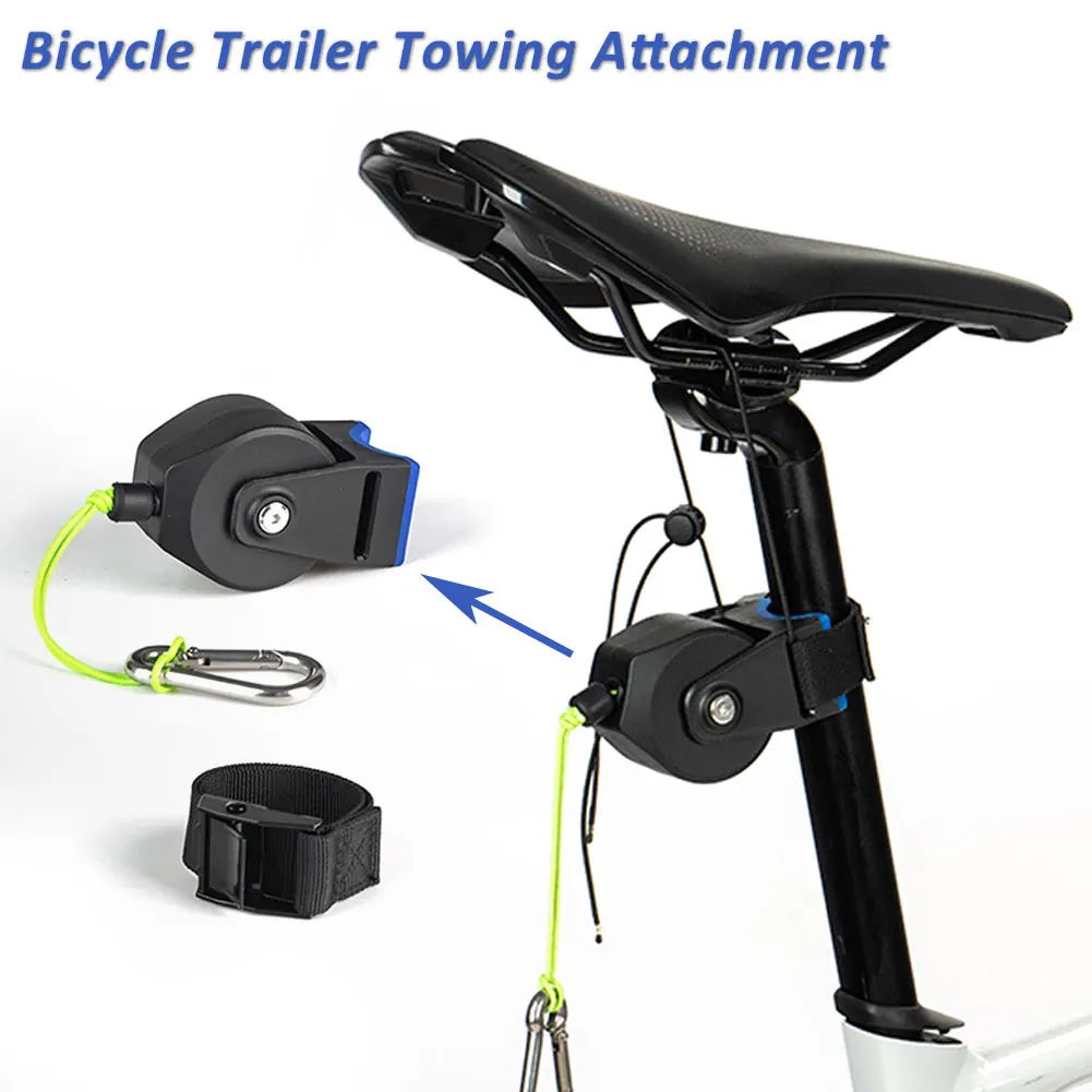 Retractable Towing System Safety Pulling Equipment for Parent-Child Cycling Bicycle Trailer Towing Attachment Tow Rope