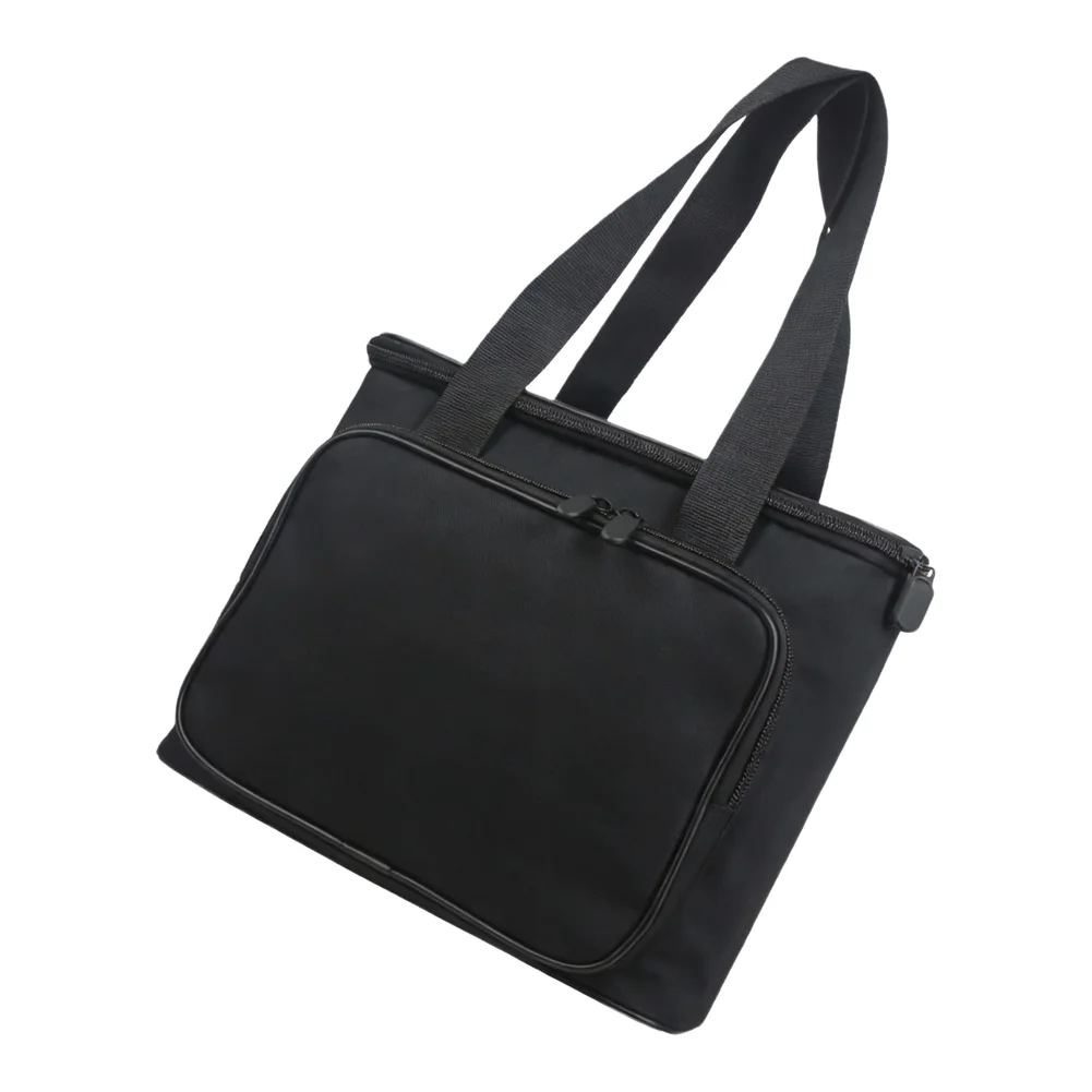 Tragbare Reisetasche für Kaffeemaschine, Oxford-Stoffmaterial, tragbare Aufbewahrung, seitliche Fächer, Kaffeemaschine, Schwarz – Detail 2