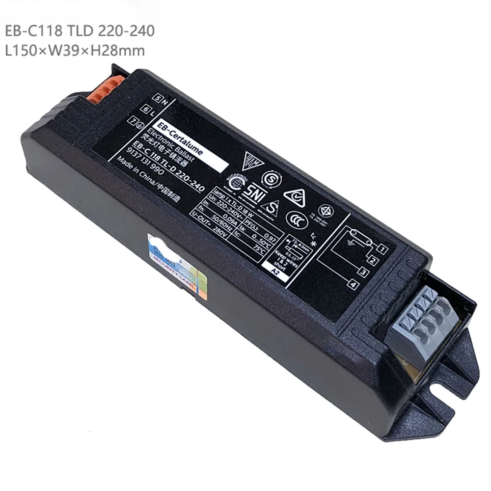 Originale Eb-C 118 Tl-D 220-240 18W Per Philips Reattore Elettronico Ad Alta Frequenza Hf-S H Tubo Lampada Fluorescente (One Drag One)