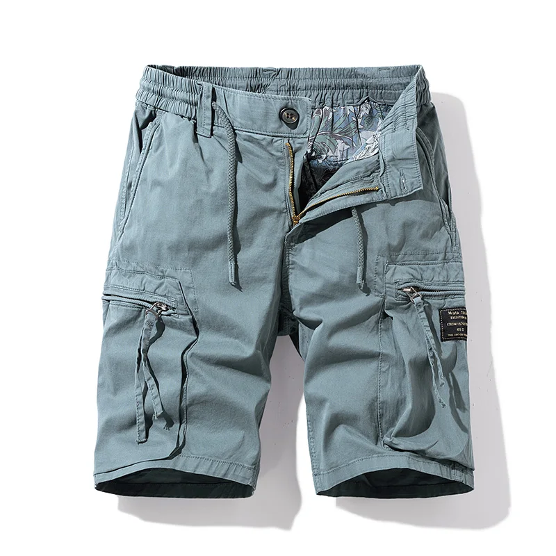 Multi-pocket Cargo Shorts for Men 2022 Summer Casual Shorts Men Cotton Short Pants Streetwear Hip Hop Sports Shorts Mens Brand mens casual summer shorts Casual Shorts