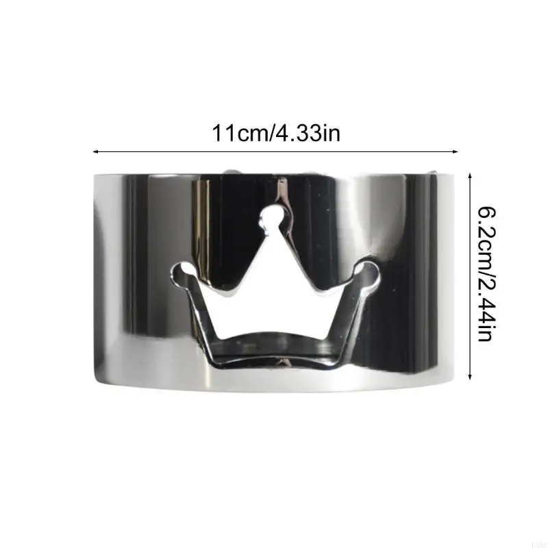 Round Stand Heater Brushed Stainless Steel Teapot Warmer for Household L5BE