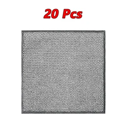 Microfiber Dishcloths with Built-in Sponge Ball - Set of 10/20, Thickened Silver Wire Cleaning Towels (20Pcs)