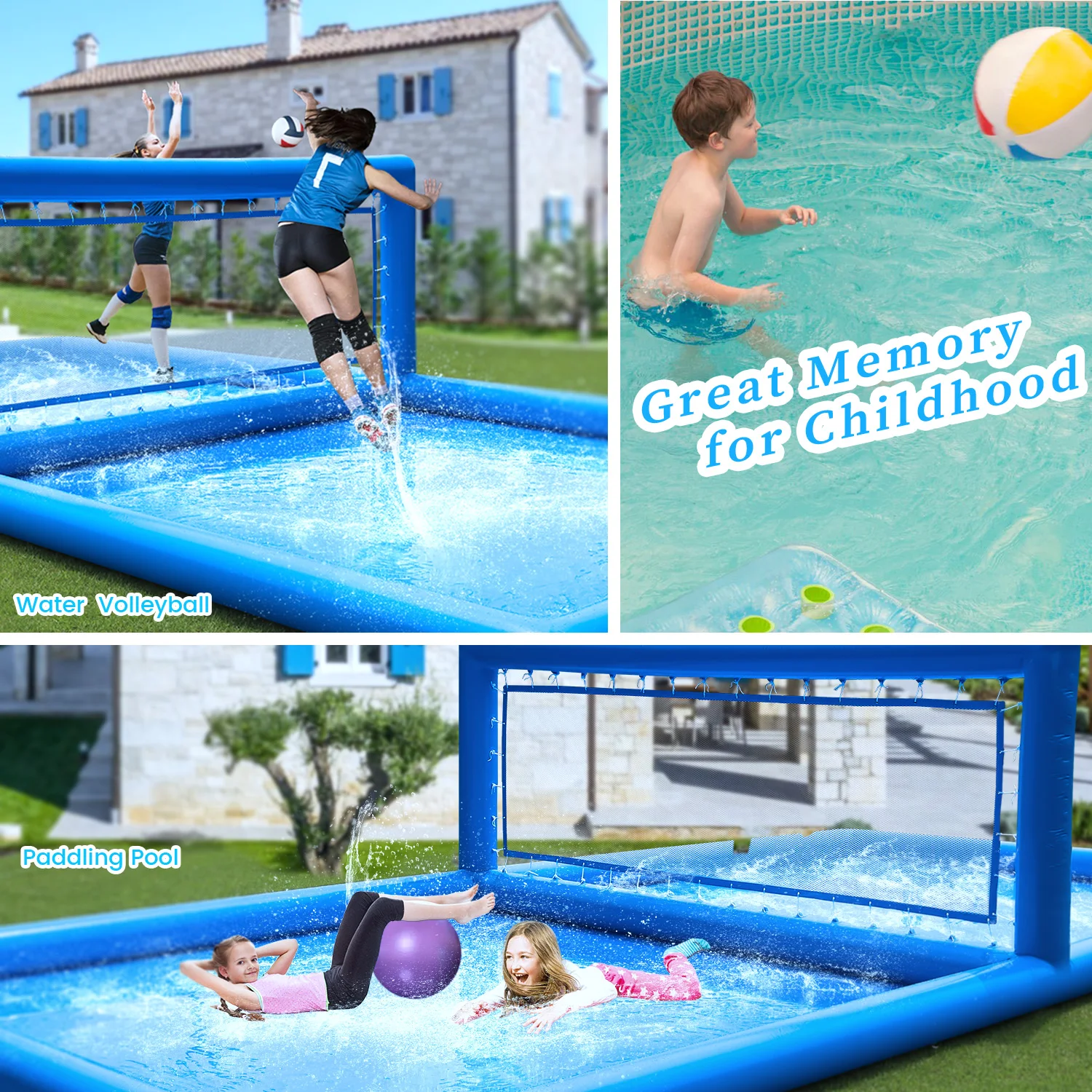 33ft Inflatable Volleyball Court 2