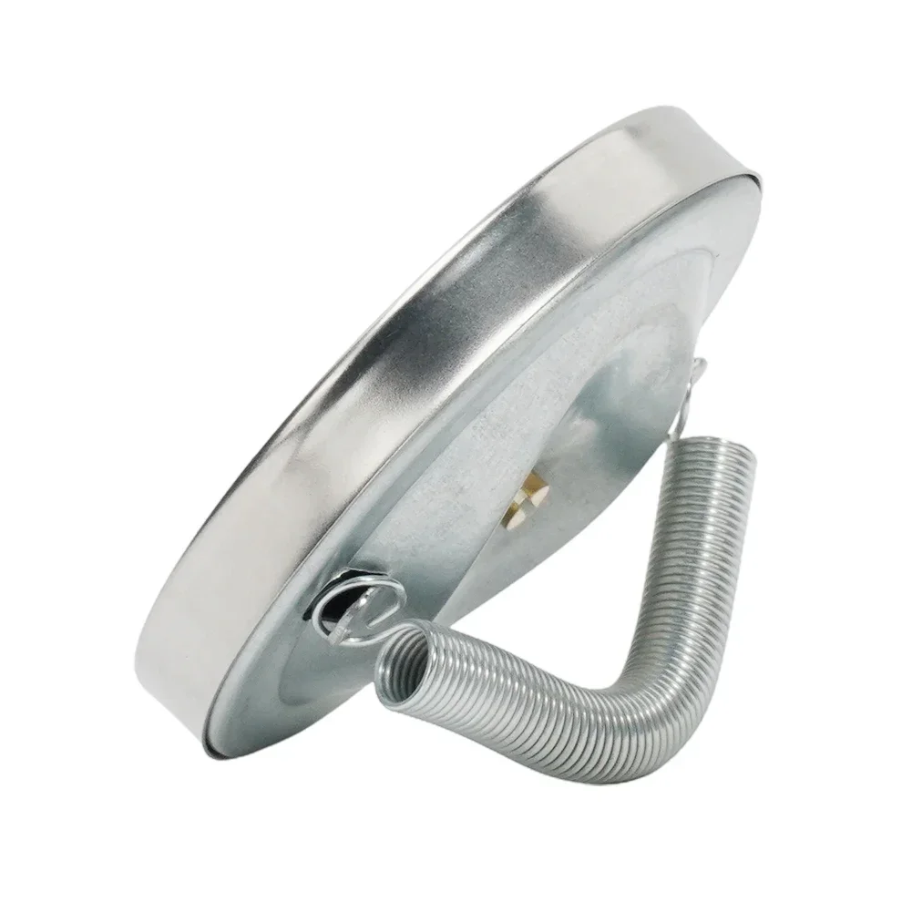 Thermometer 0-120&deg;C Hot Water Pipe Stainless Steel Clamp-On Tube Thermometer Chimney Pipe Oven Barbecue Dial Temperature Gauge