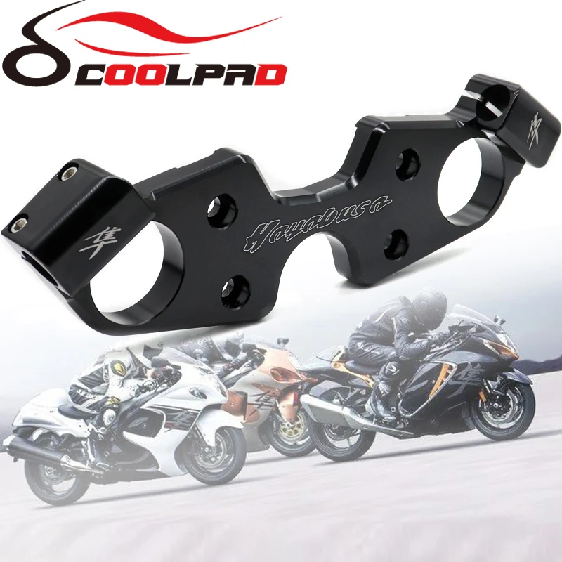 Front Top Fork Upper Triple Tree Clamp Handlebar Holder Bracket for