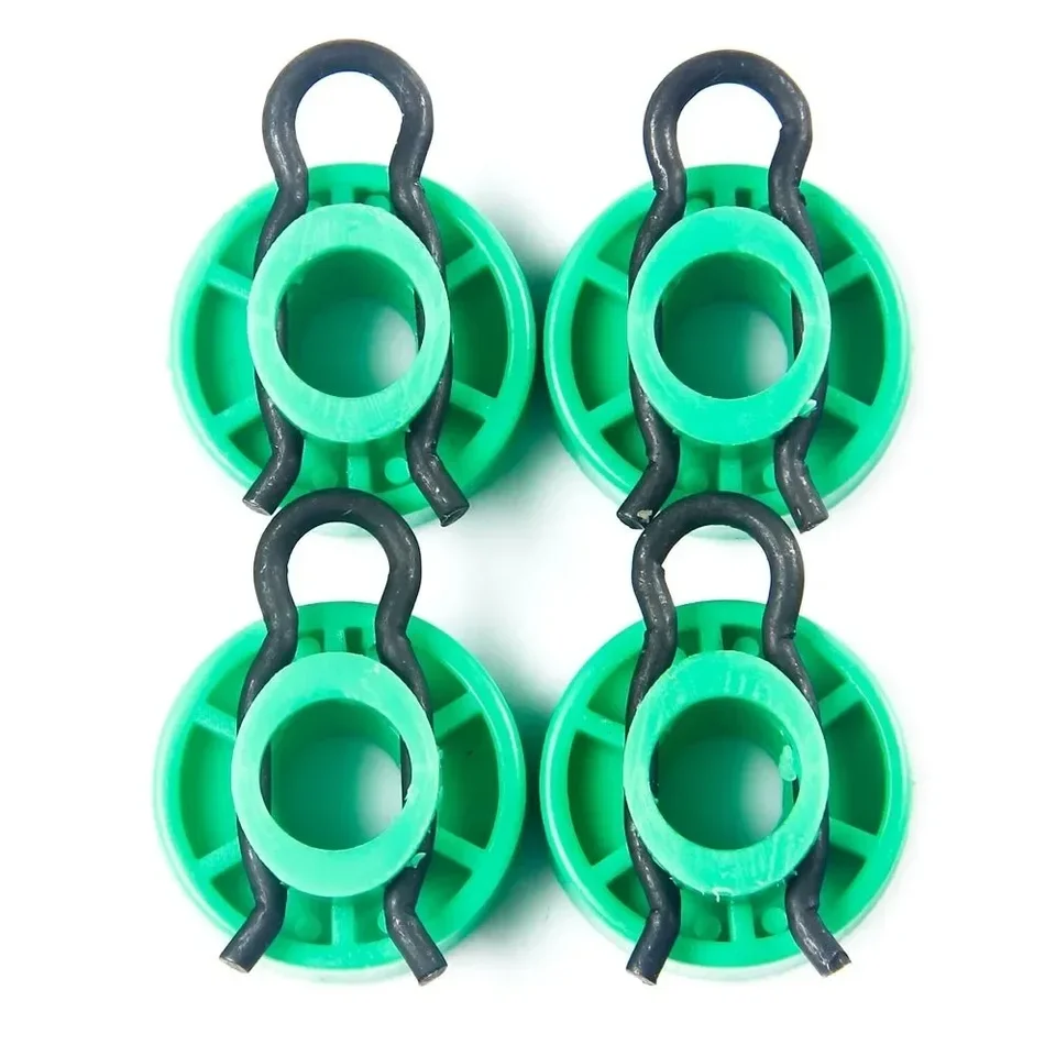Ironwalls 4-Pack Green Window Regulator Roller Clips For Saab 900, 9-3, 9-5 & Volvo 850