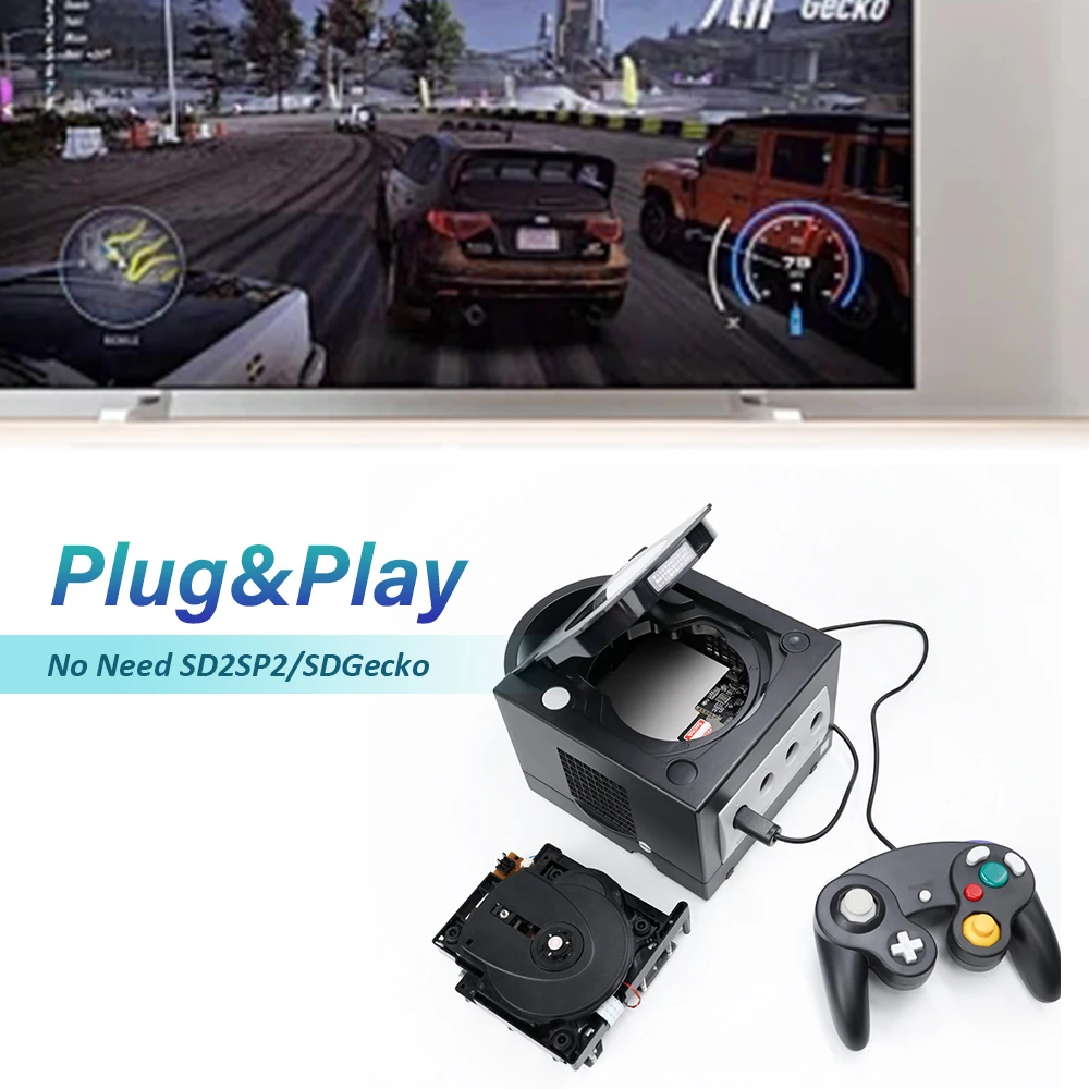 RetroScaler CUBEODE V1.2 光学ドライブエミュレータボード GC Loder