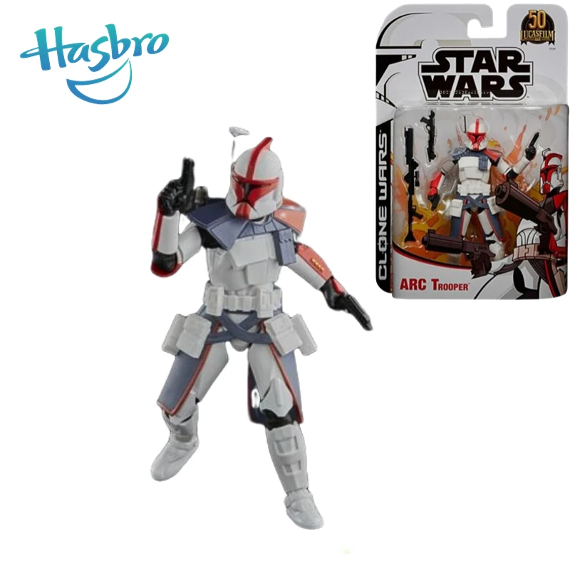 

In Stock Hasbro Star Wars Black Serie 50th Anniversary Limited ARC Trooper Clone Wars Action Figure Model Toy Collection Hobby