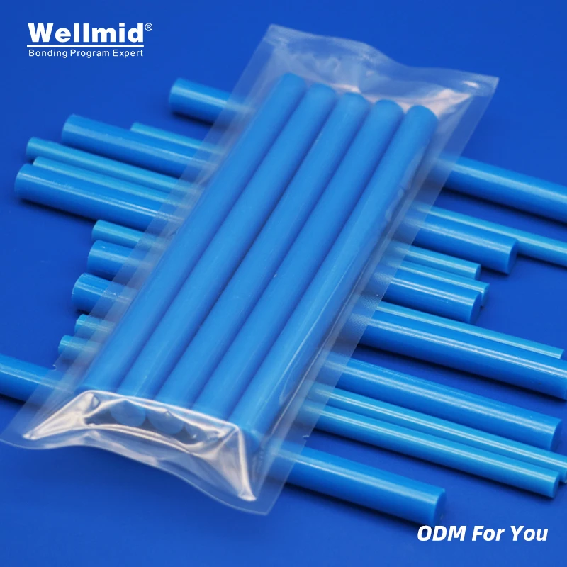 7mm11mm&times;150mm Blue Eure Hot Melt Glue Sticks For Heat Pistol Gun Adhesive Araldite DIY Tools Repair Alloy Accessories Decoration