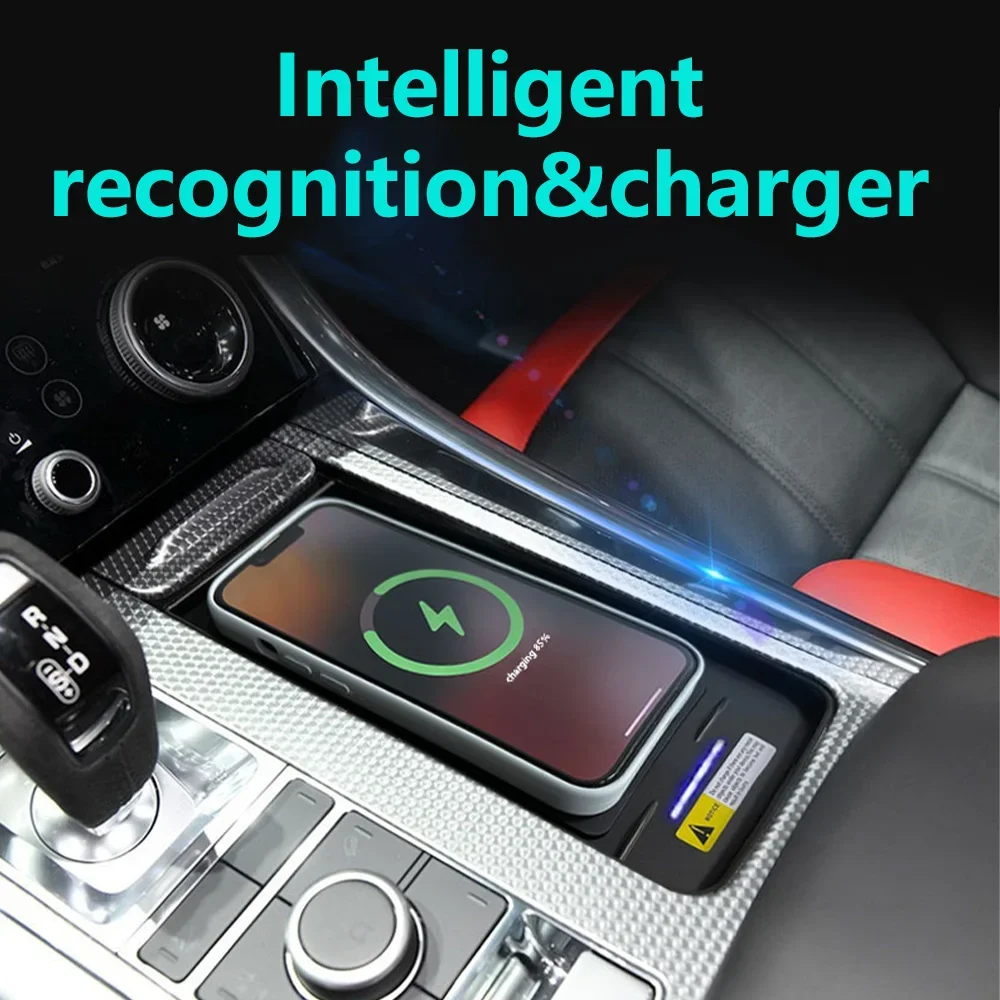 Wireless Car Charger Qi 15W Fast Charging Pad for Land Rover