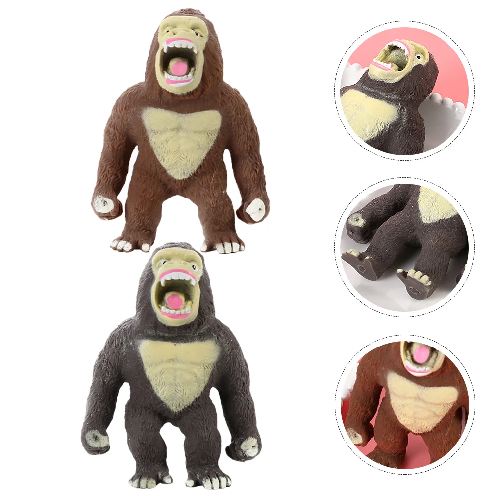 

Music Stretchy Chimpanzee Toy Adorable Monkey Kids Toys Lovely Party Pressure Elastic Adult