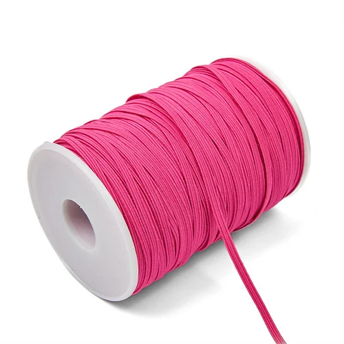 Colorful Elastic Rubber Band Ribbon Trim for DIY Sewing and Garment Accessories, 10 Yards