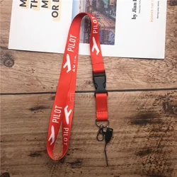Versatile 2 - in - 1 Lanyard and Keychain Strap - Polyester / Nylon (PILOT)