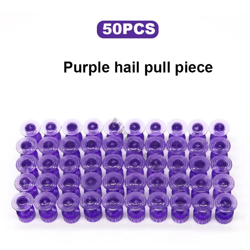 50-Pack Yellow Spiral Tabs (34mm) For Paintless Dent Repair – Glue Pulling Tools