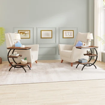 C-Shaped End Table 6
